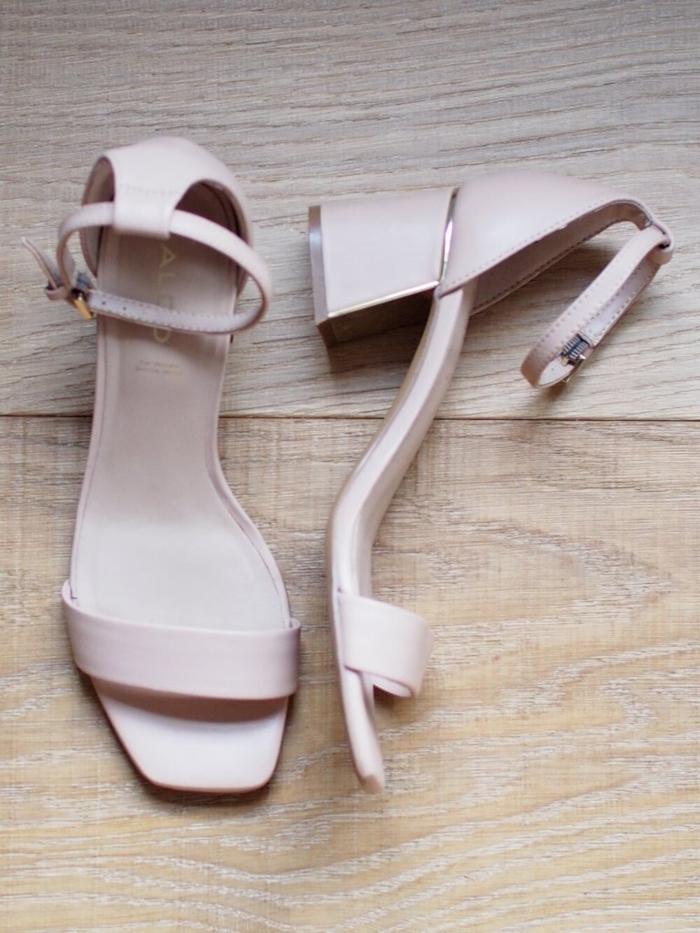 Aldo | Leather Kedeaviel Block Heeled Sandal